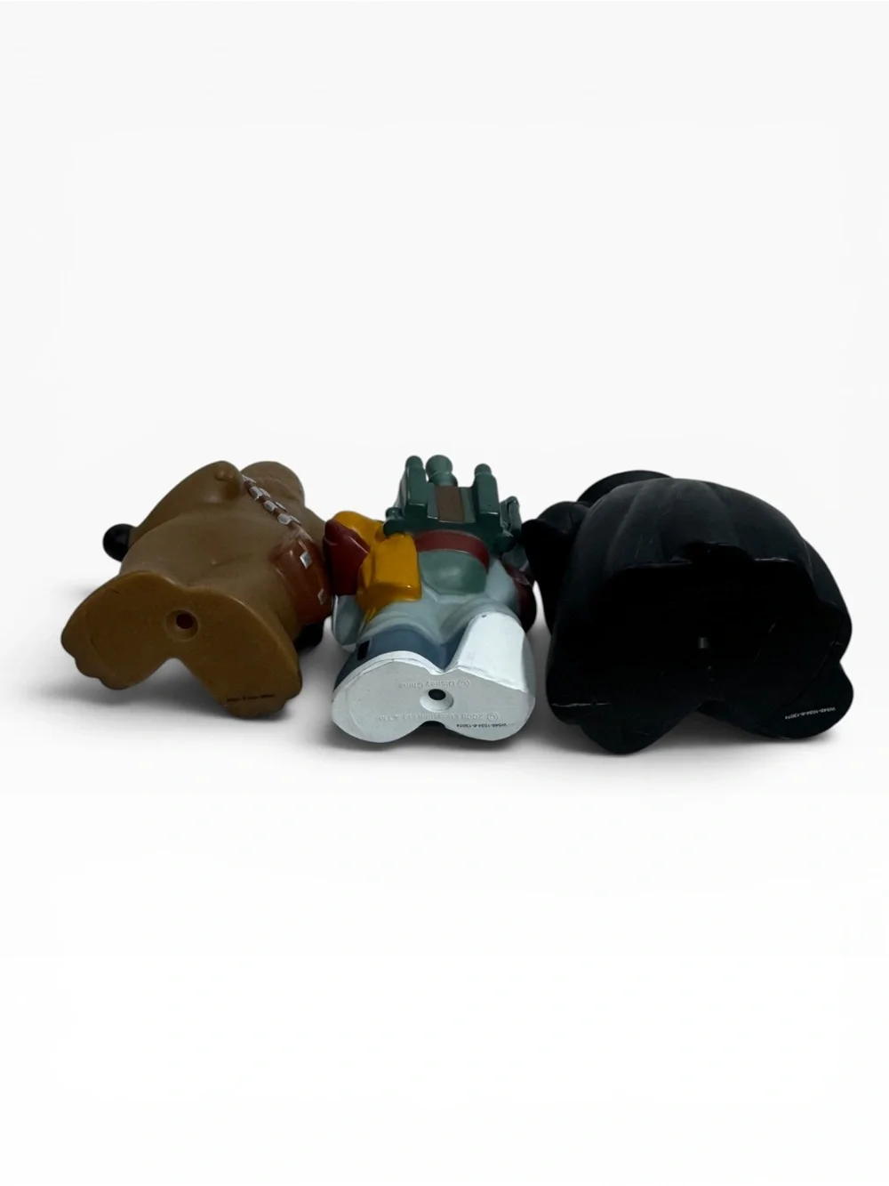 Disney Parks Star Wars Bath Toys Lot C-3PO Vader Yoda R2-D2 Boba Chewbacca